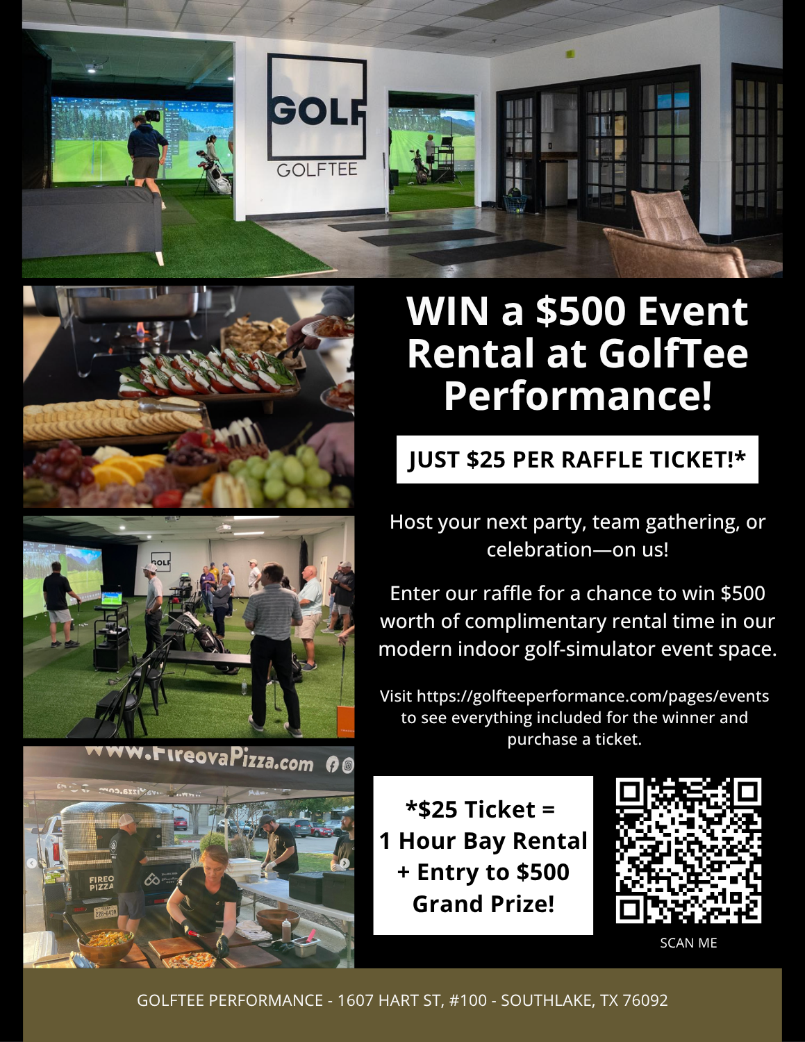 Raffle for GolfTee Performance Party Rental